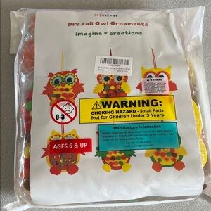 Wiwlyn DIY Fall Owl Ornaments Kit
